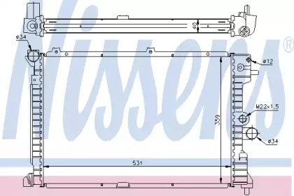 Теплообменник NISSENS 63289A