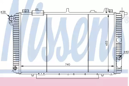 Теплообменник NISSENS 62958