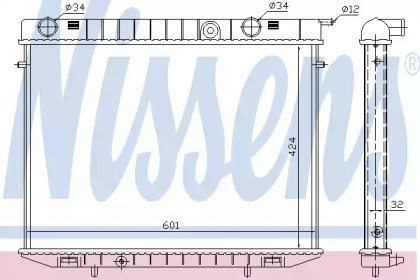 Теплообменник NISSENS 63244