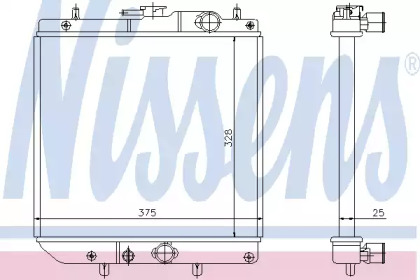 Теплообменник NISSENS 61748