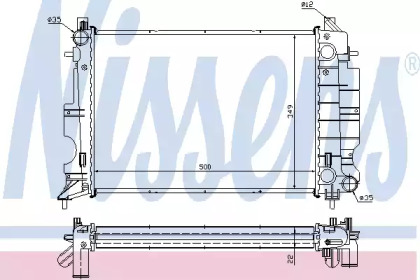 Теплообменник NISSENS 64038A