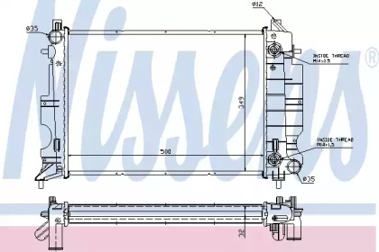 Теплообменник NISSENS 64036A