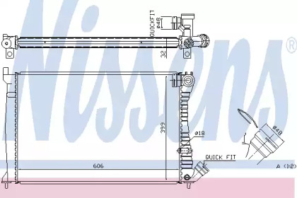 Теплообменник NISSENS 61398A