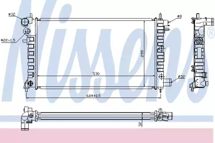 Теплообменник NISSENS 63576A