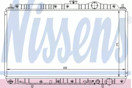 Теплообменник NISSENS 62844