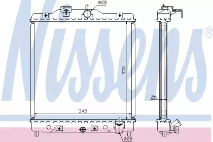 Теплообменник NISSENS 63310A