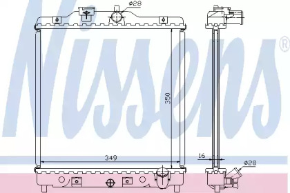 Теплообменник NISSENS 63309A