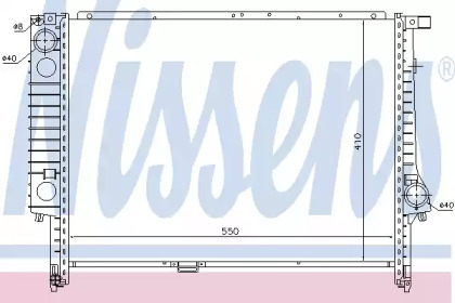 Теплообменник NISSENS 60605