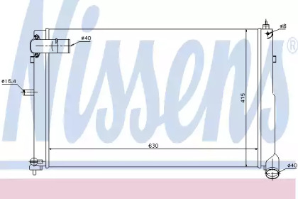 Теплообменник NISSENS 61308