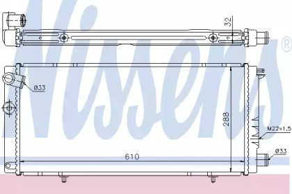 Теплообменник NISSENS 63729A