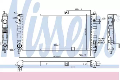 Теплообменник NISSENS 63241