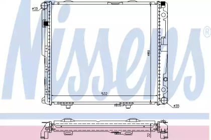 Теплообменник NISSENS 62693A