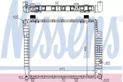 Теплообменник NISSENS 62754A