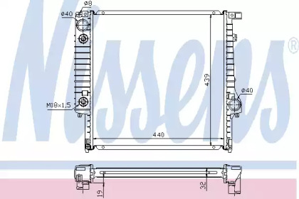 Теплообменник NISSENS 60791A