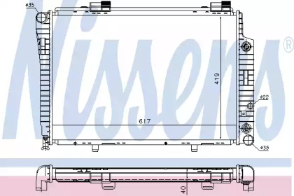 Теплообменник NISSENS 62749A