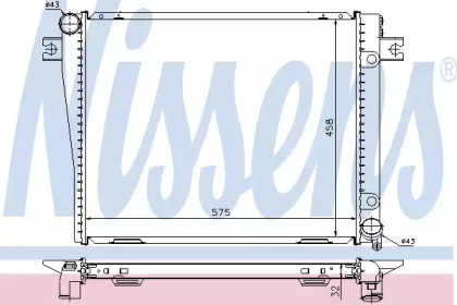 Теплообменник NISSENS 60602A