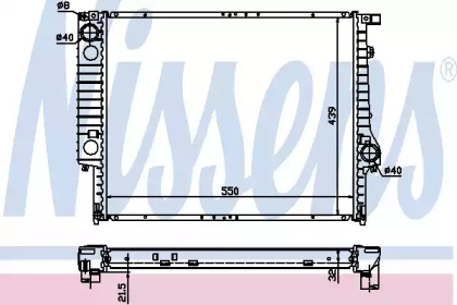 Теплообменник NISSENS 60619A