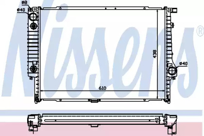 Теплообменник NISSENS 60597A