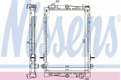 Теплообменник NISSENS 61427A