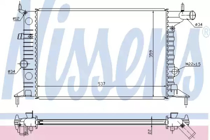 Теплообменник NISSENS 630681