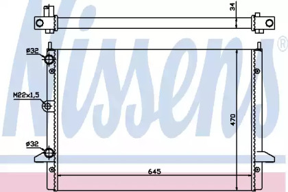 Теплообменник NISSENS 63992