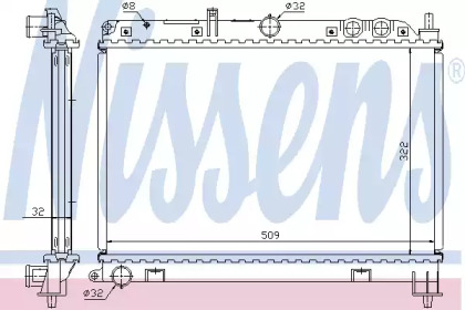 Теплообменник NISSENS 64210A