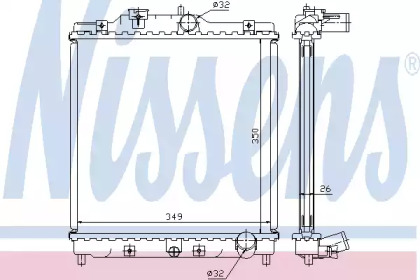 Теплообменник NISSENS 63312