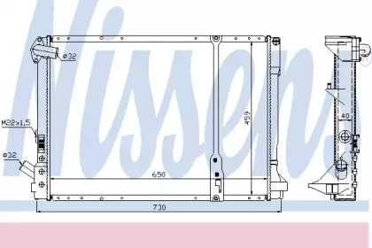 Теплообменник NISSENS 63976A