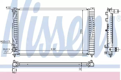 Теплообменник NISSENS 60491