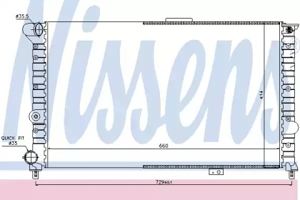 Теплообменник NISSENS 60054