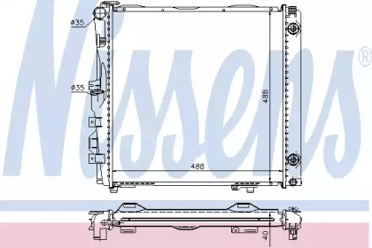 Теплообменник NISSENS 62682A