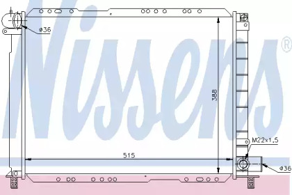 Теплообменник NISSENS 61723