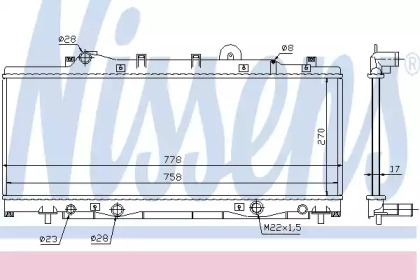 Теплообменник NISSENS 61797