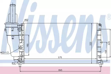 Теплообменник NISSENS 61799