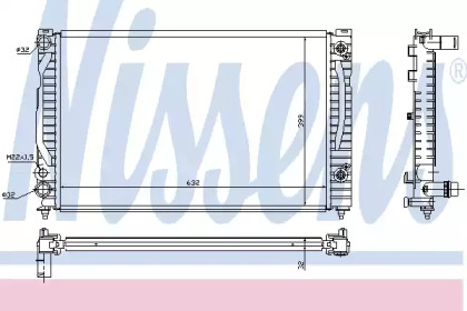 Теплообменник NISSENS 60494