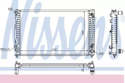 Теплообменник NISSENS 60495