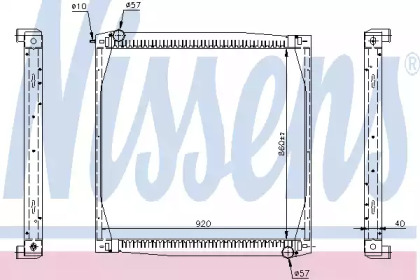 Теплообменник NISSENS 64069A