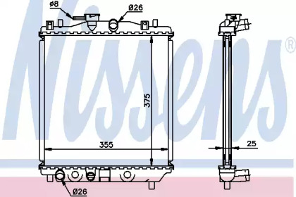 Теплообменник NISSENS 64189