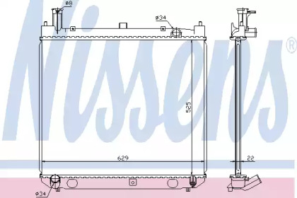 Теплообменник NISSENS 64858A