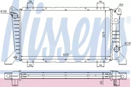 Теплообменник NISSENS 62241A