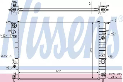 Теплообменник NISSENS 63073A