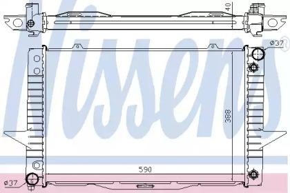 Теплообменник NISSENS 65540A