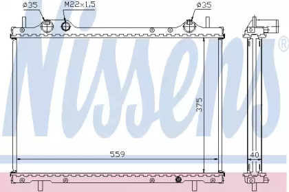 Теплообменник NISSENS 61792A