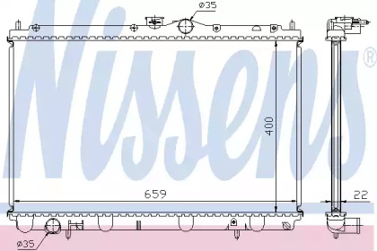 Теплообменник NISSENS 62857A