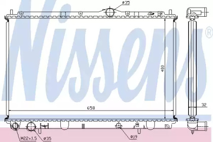 Теплообменник NISSENS 62858A