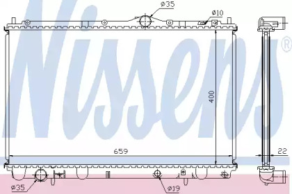 Теплообменник NISSENS 65543A