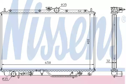 Теплообменник NISSENS 62860A