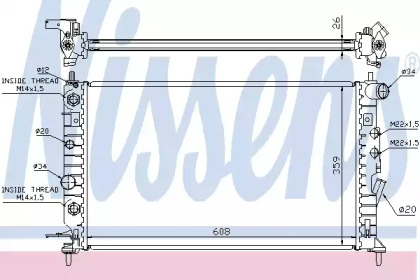 Теплообменник NISSENS 63078