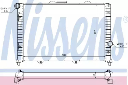 Теплообменник NISSENS 60056