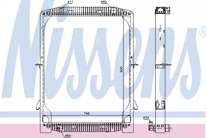 Теплообменник NISSENS 61971A